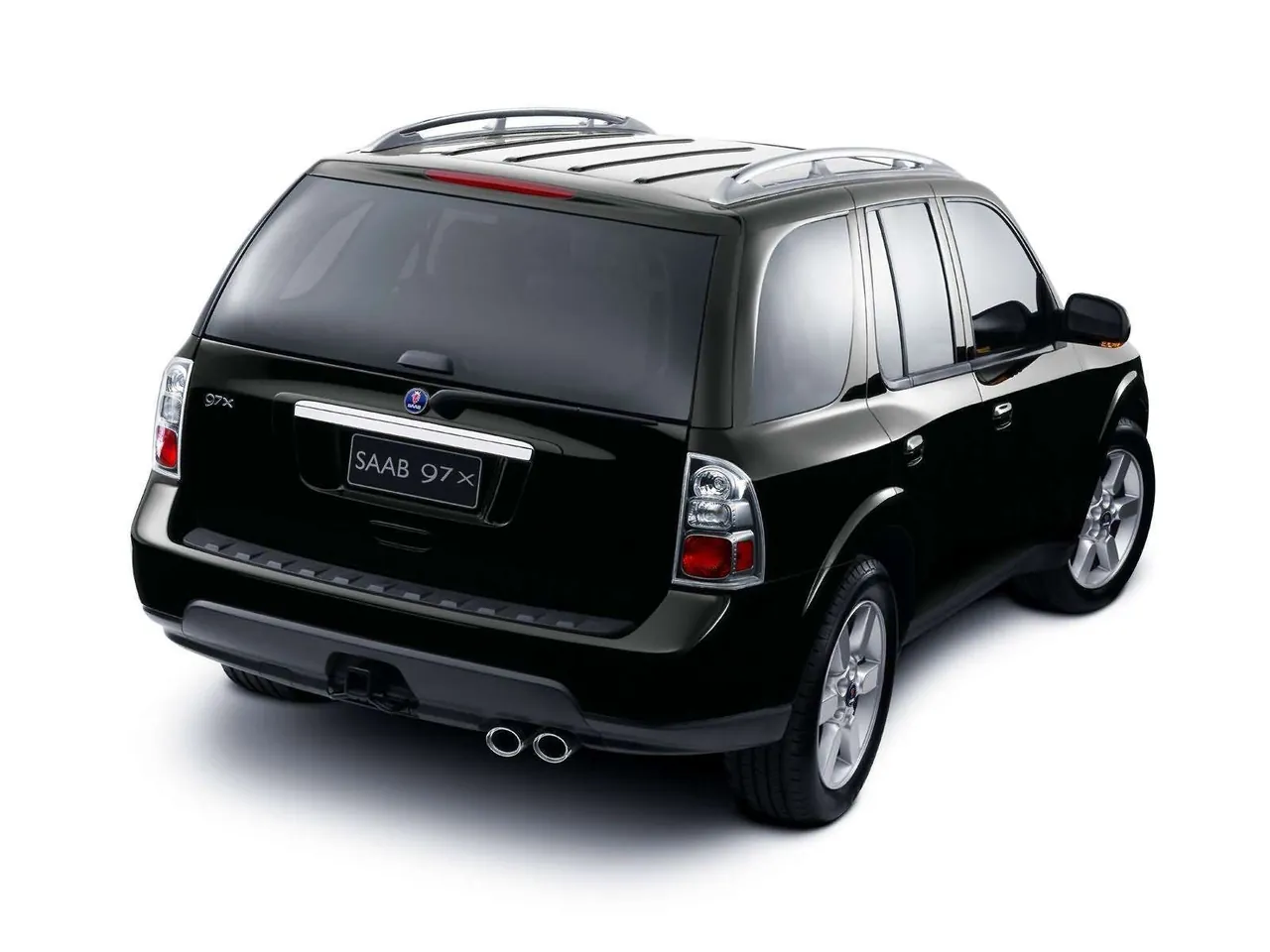 Saab 9-7X (2006) – zadní tříčtvrteční pohled