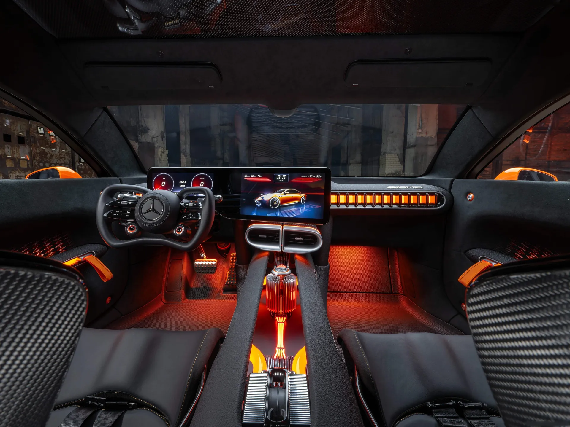 Mercedes-Benz AMG GT XX Concept (2025) – interiér
