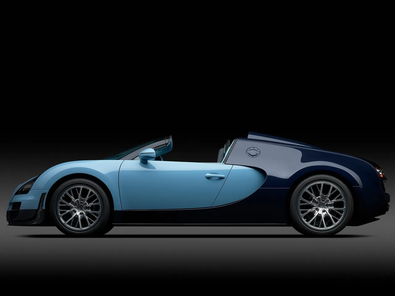 Bugatti Veyron Jean-Pierre Wimille (2013) – boční profil