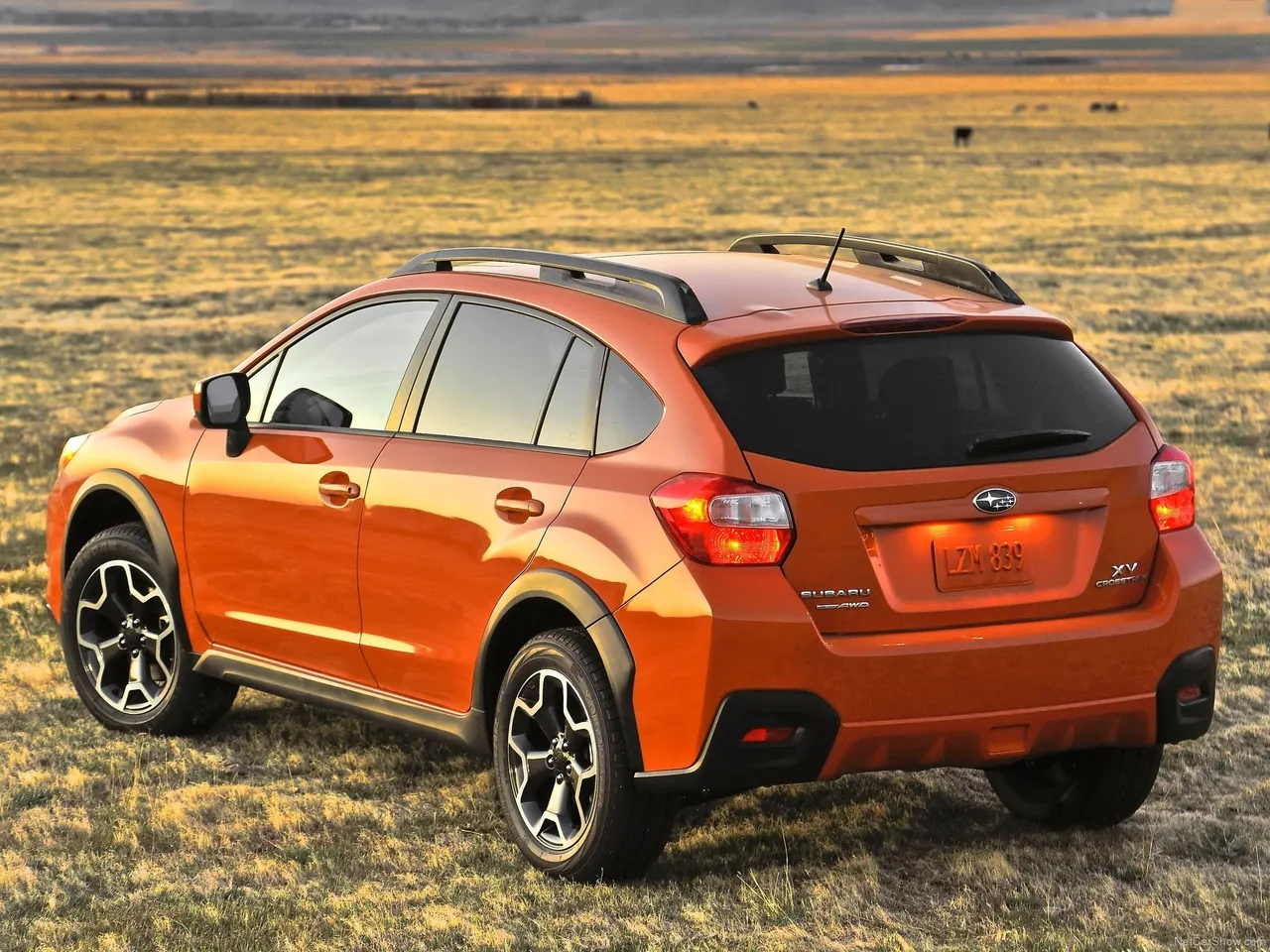 Subaru XV Crosstrek (2013) – zadní tříčtvrteční pohled