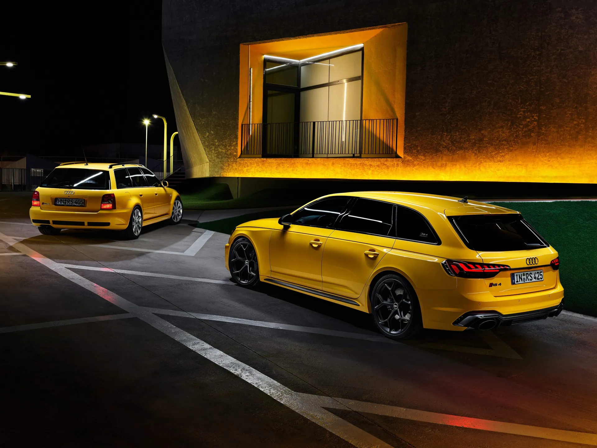Audi RS4 Avant 25 Years Edition (2024) – zadní tříčtvrteční pohled