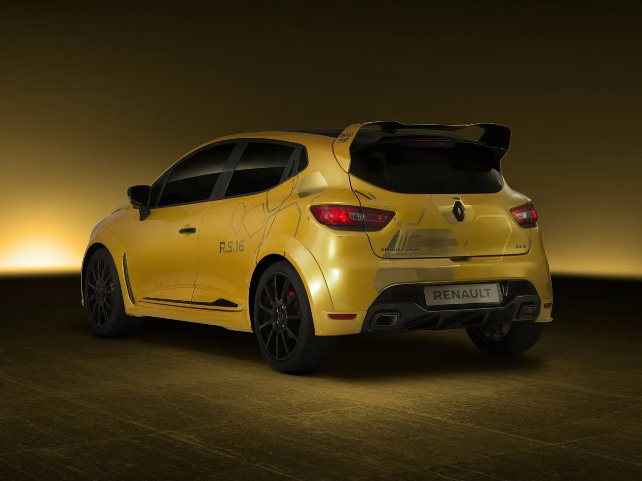 Renault Clio RS16 Concept (2016) – zadní tříčtvrteční pohled