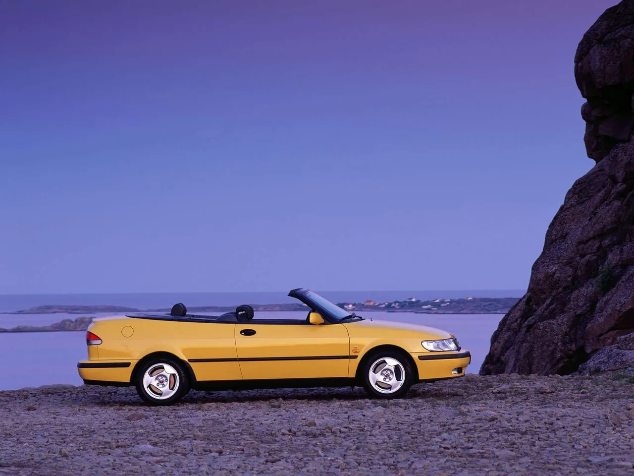 Saab 9-3 Convertible (2000) – boční profil
