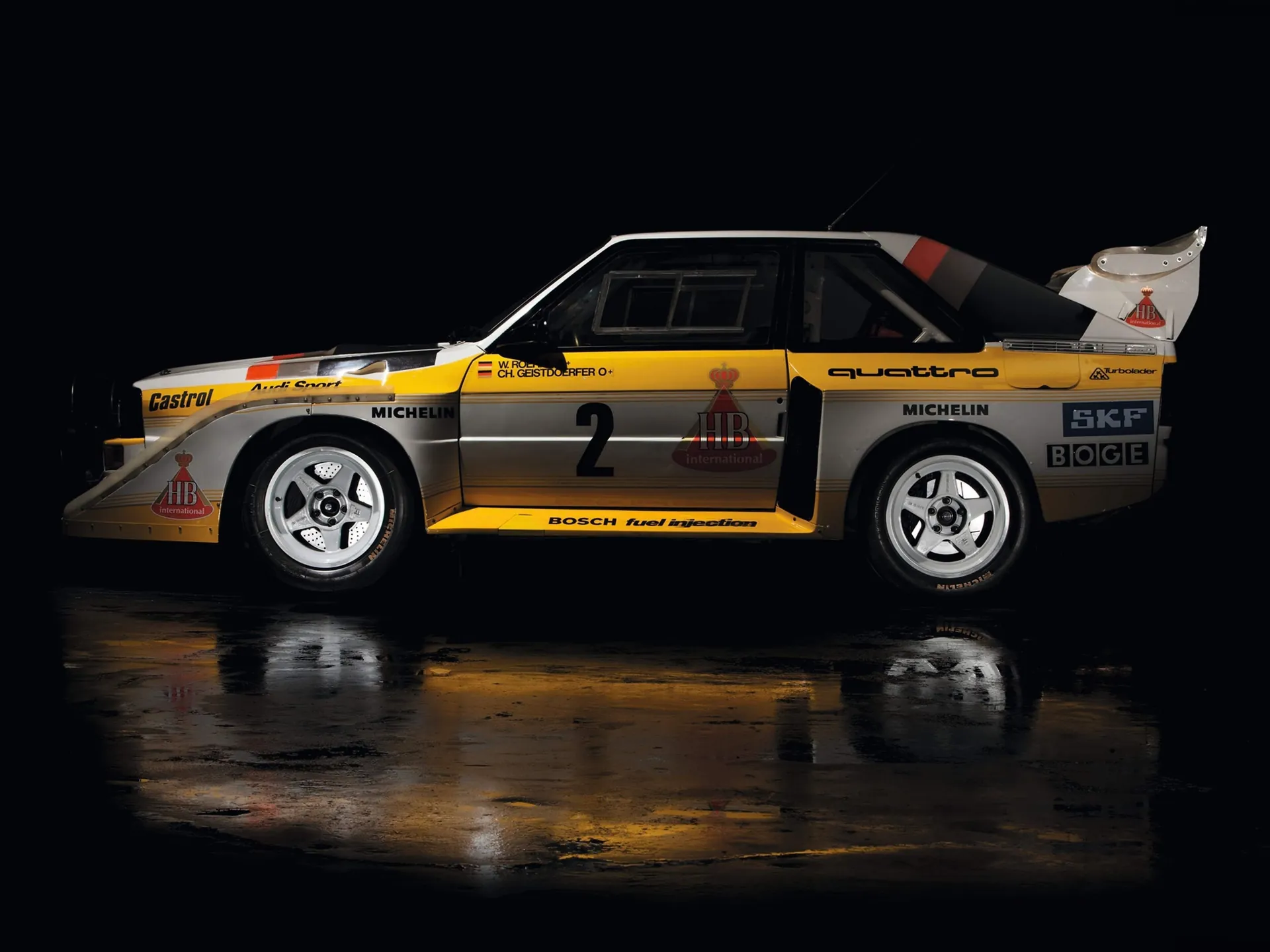 Audi Sport quattro S1 (1985) – boční profil