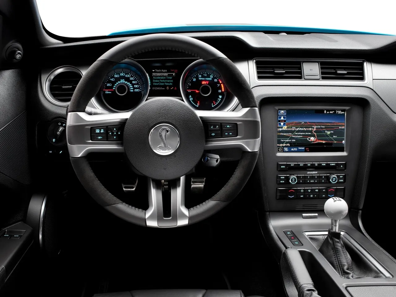 Ford Mustang Shelby GT500 (2013) – interiér
