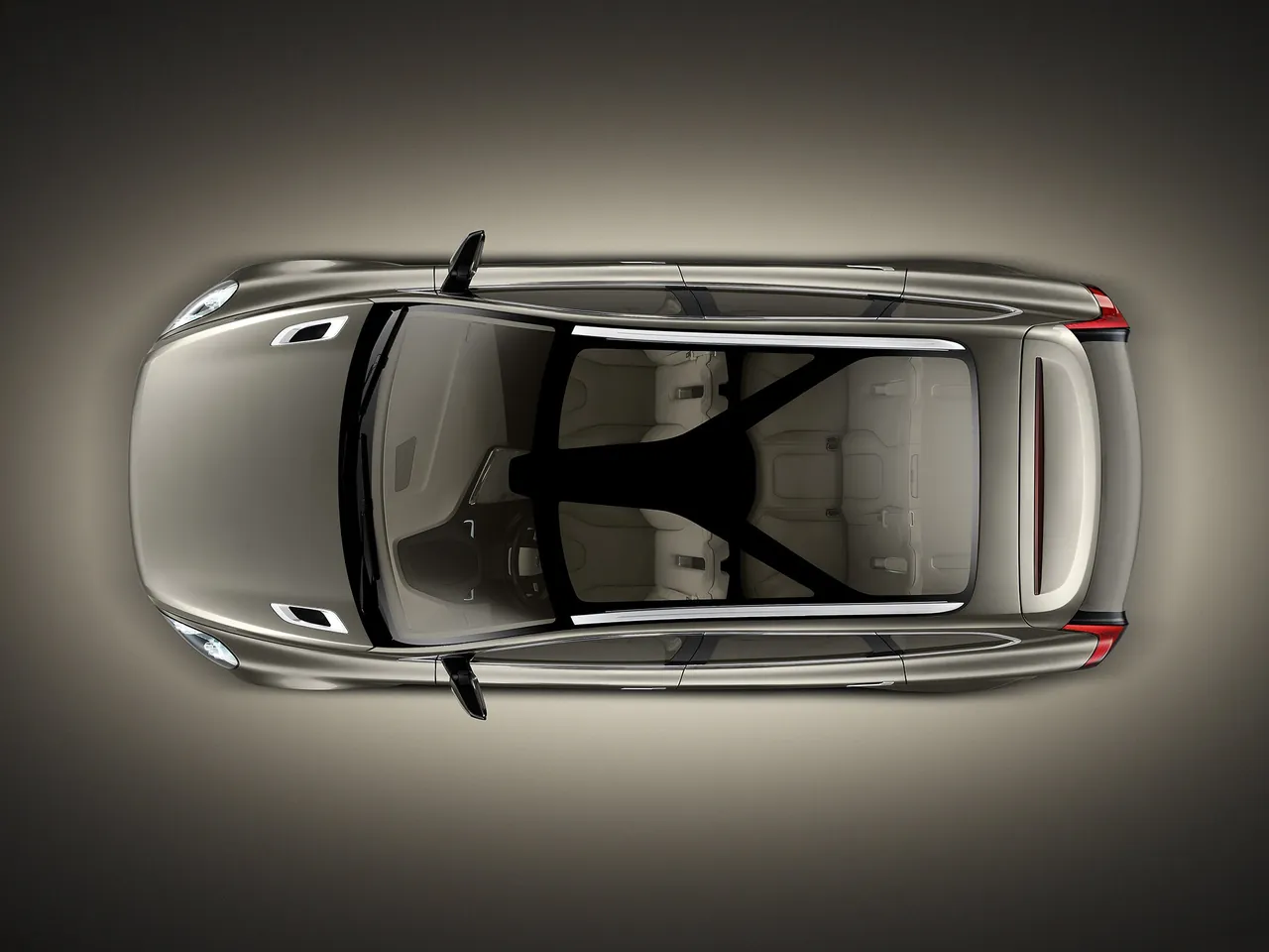 Volvo XC60 Concept (2007) – pohled shora
