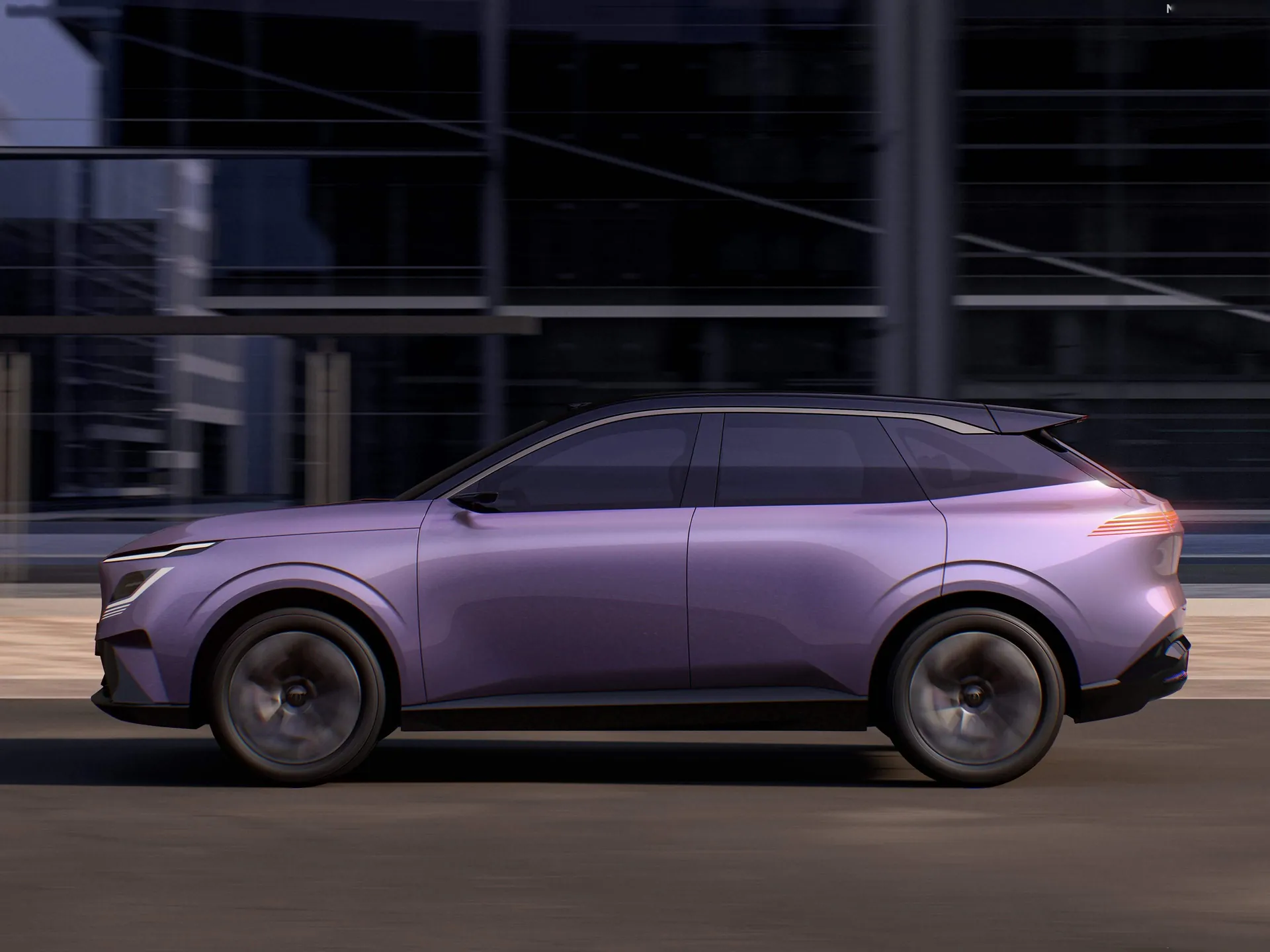Nissan Urban SUV PHEV Concept (2026) – boční profil