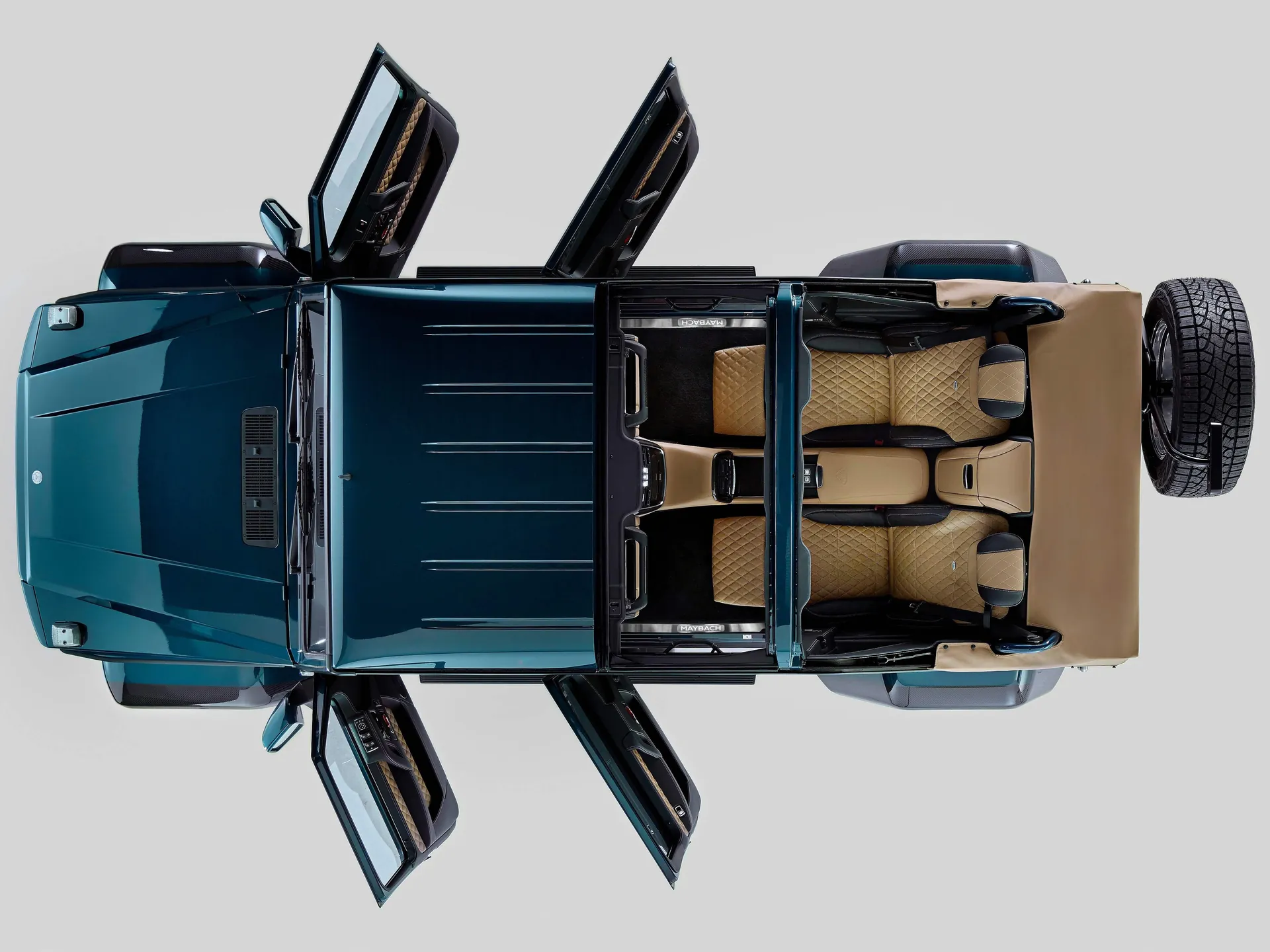 Mercedes-Benz G650 Maybach Landaulet (2018) – pohled shora