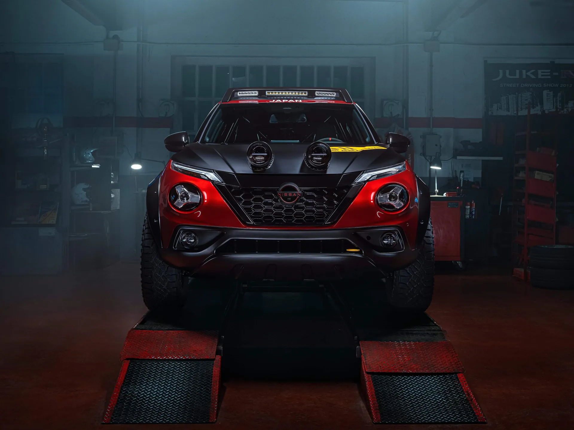 Nissan Juke Hybrid Rally Tribute Concept (2022) – zepředu