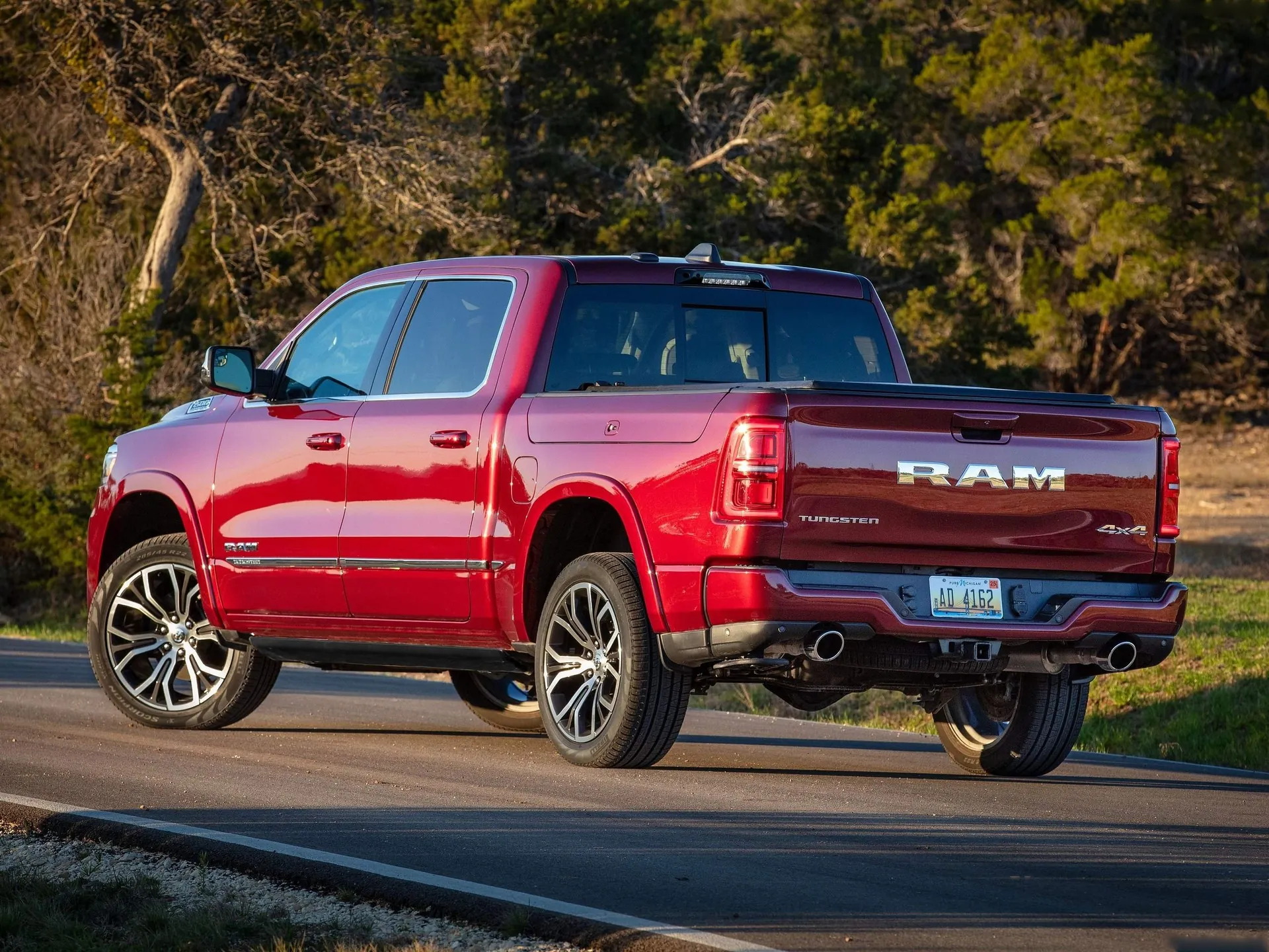 Ram 1500 (2025) – zadní tříčtvrteční pohled
