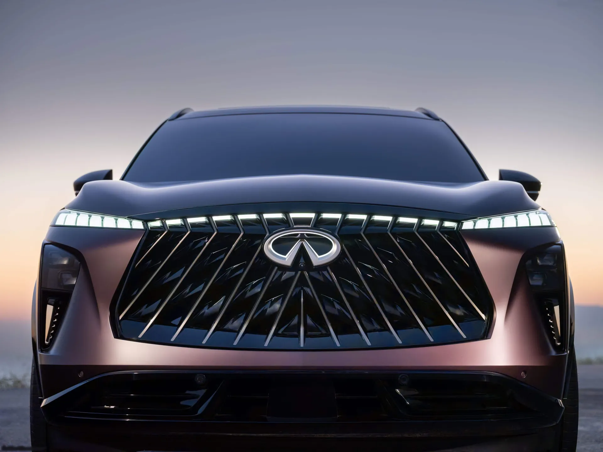 Infiniti QX65 Monograph Concept (2025) – zepředu