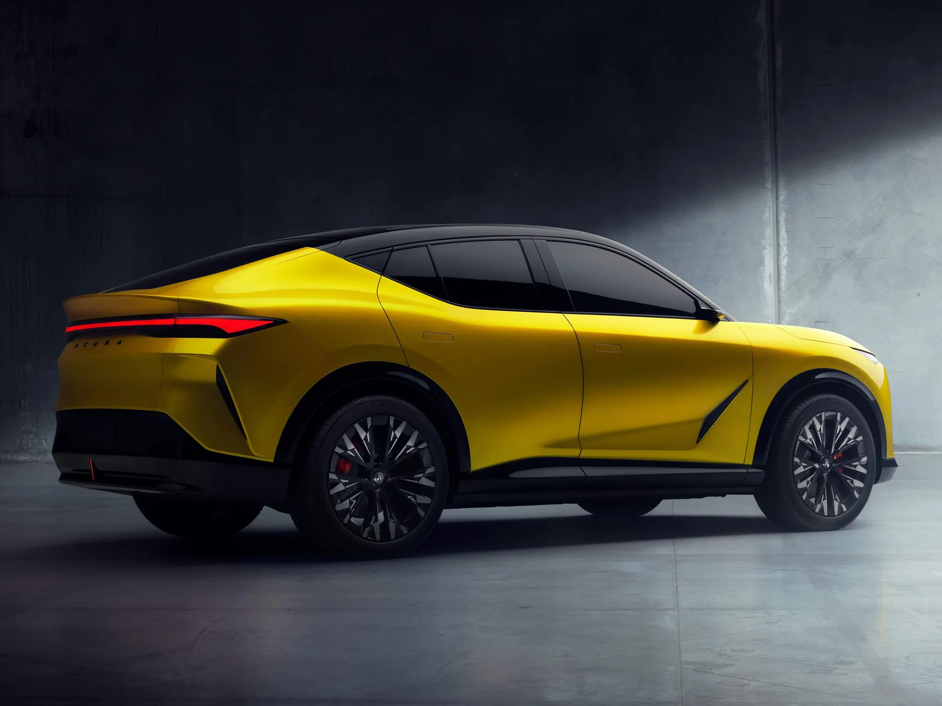 Acura RSX Concept (2025) – zadní tříčtvrteční pohled