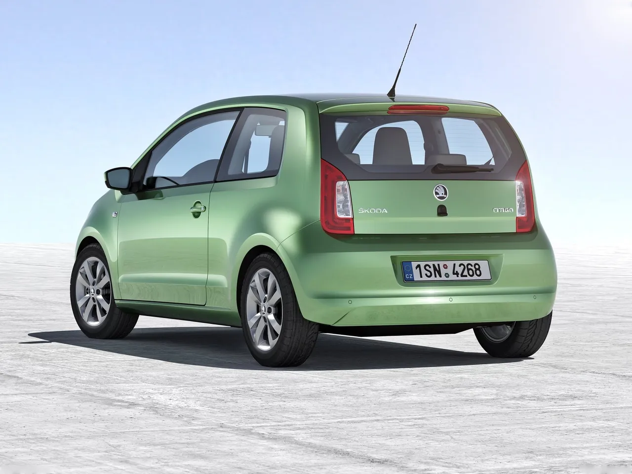 Skoda Citigo (2013) – zadní tříčtvrteční pohled