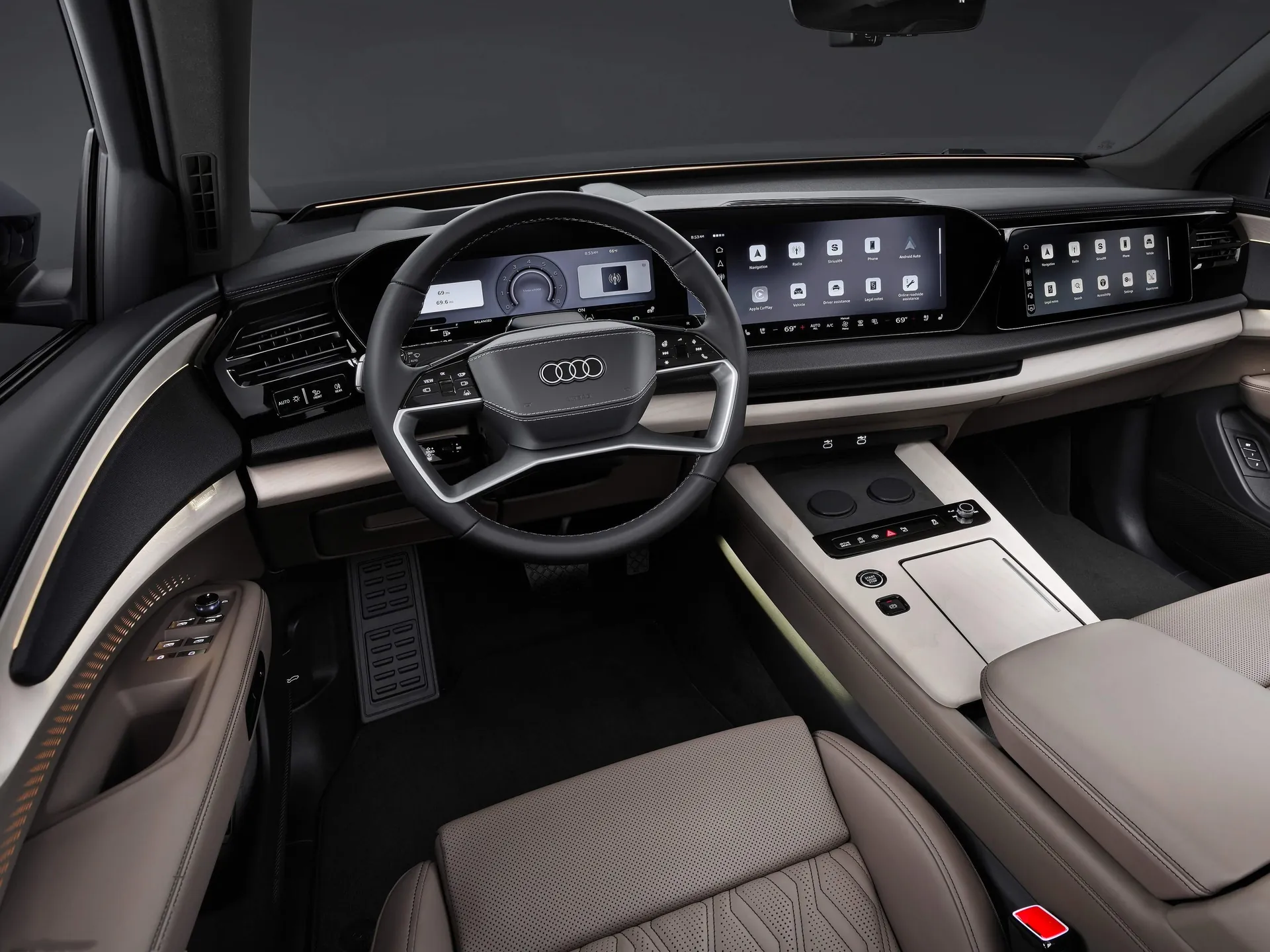 Audi Q9 (2027) – interiér