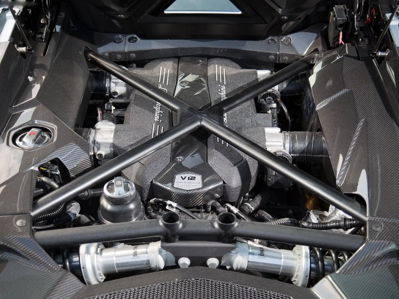 Lamborghini Aventador LP700-4 Roadster (2014) – motor