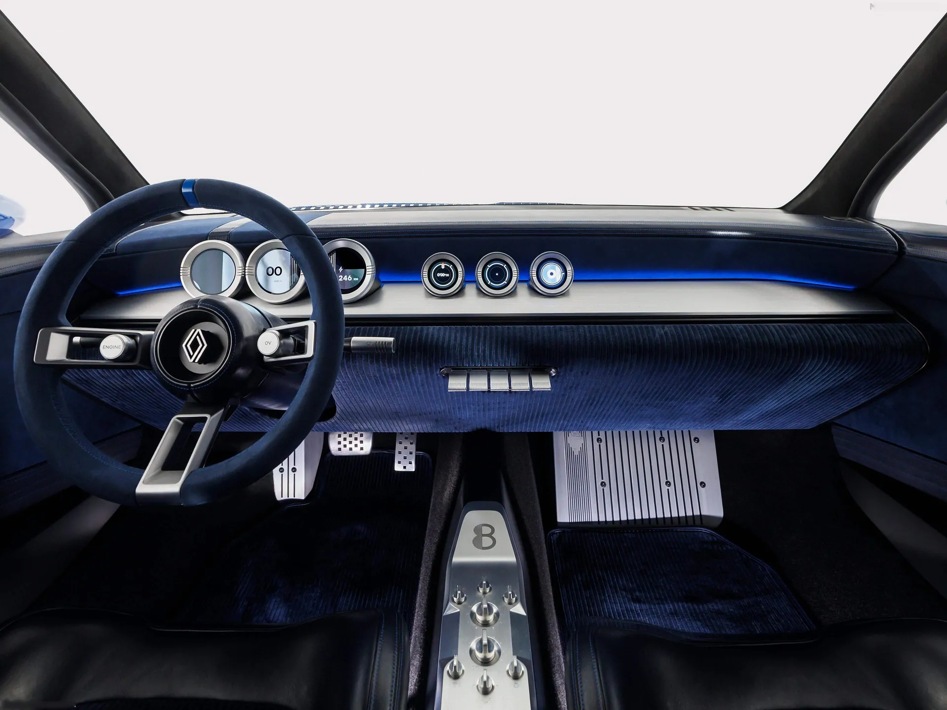 Renault 8 Gordini Concept (2026) – interiér