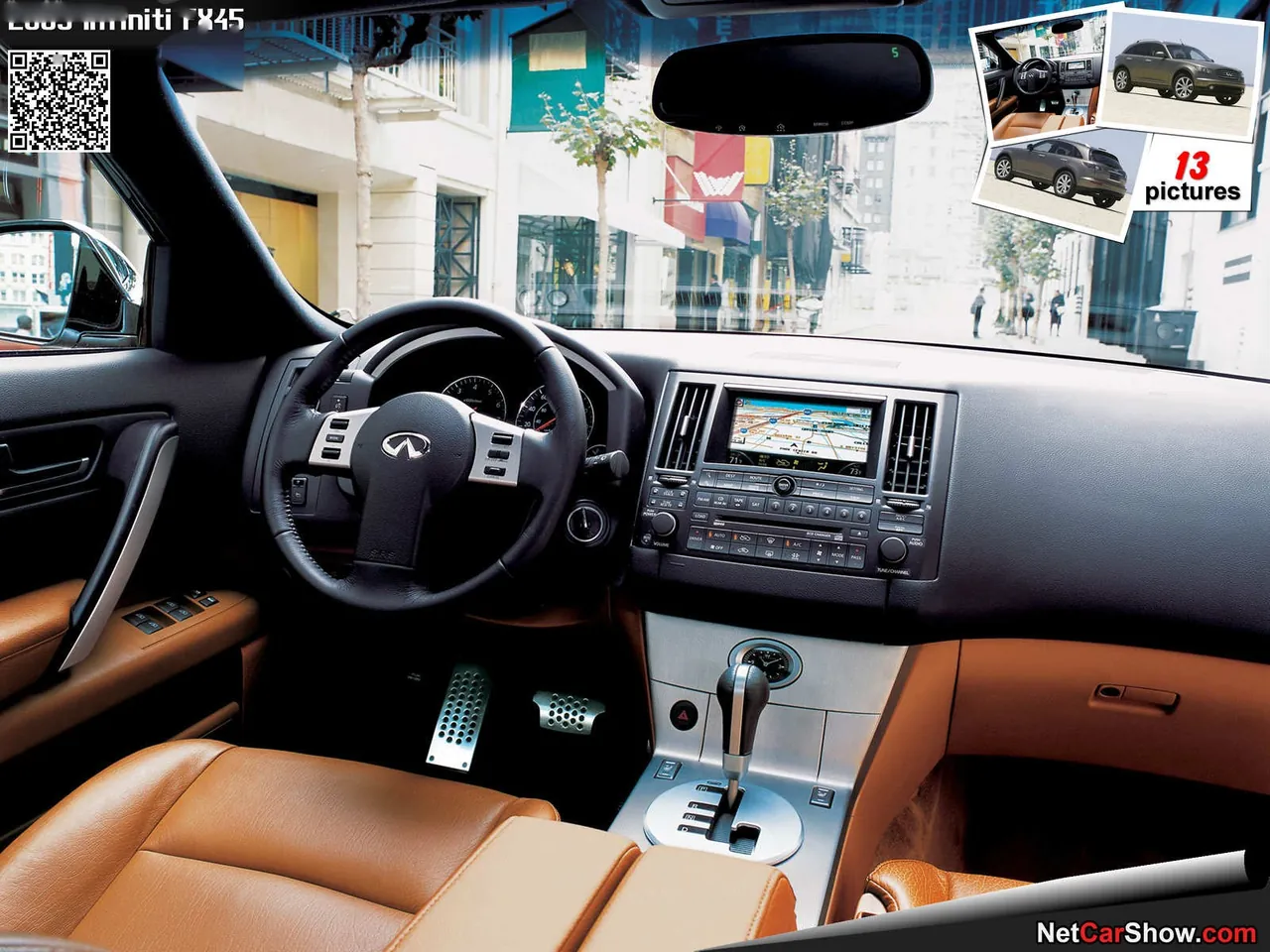 Infiniti FX45 (2005) – interiér