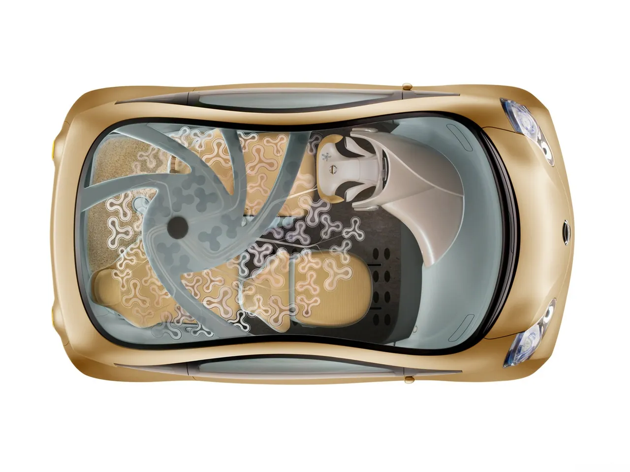 Nissan Nuvu Concept (2008) – pohled shora