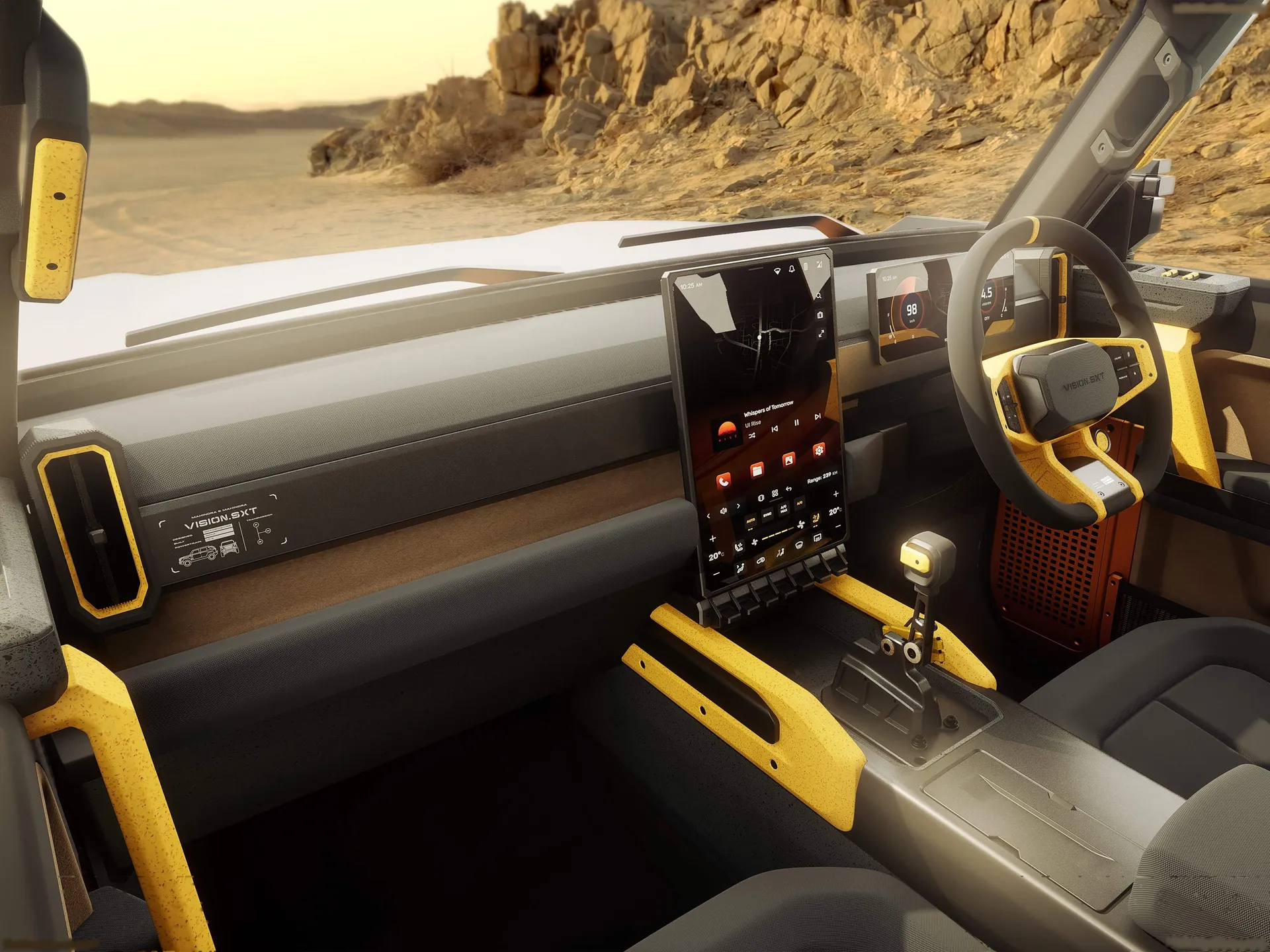 Mahindra Vision.SXT Concept (2025) – interiér