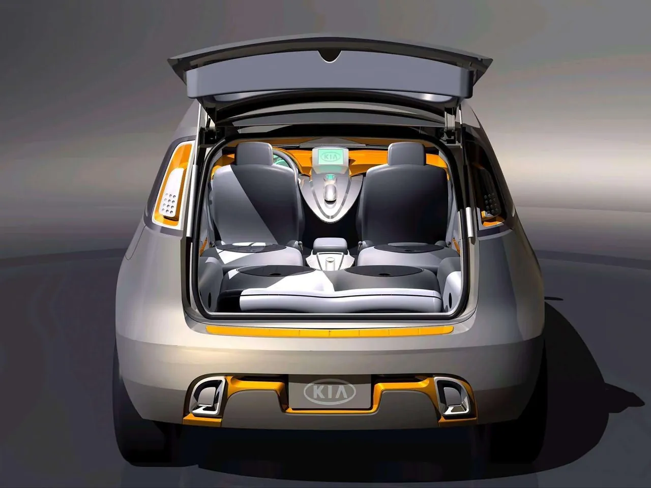 Kia KCD1 Slice Concept (2003) – zezadu
