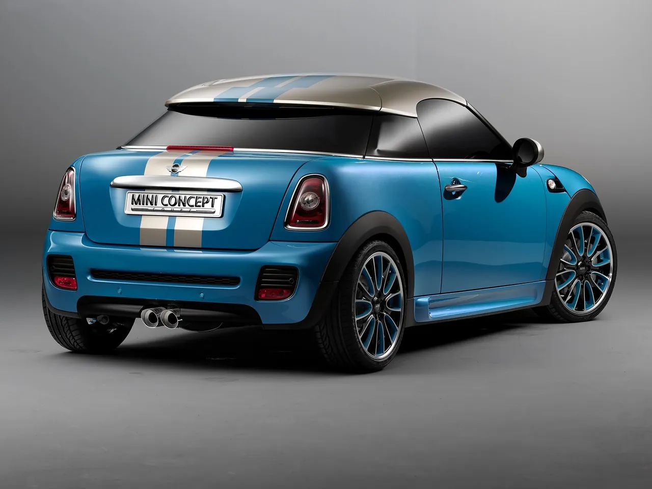 Mini Coupe Concept (2009) – zadní tříčtvrteční pohled