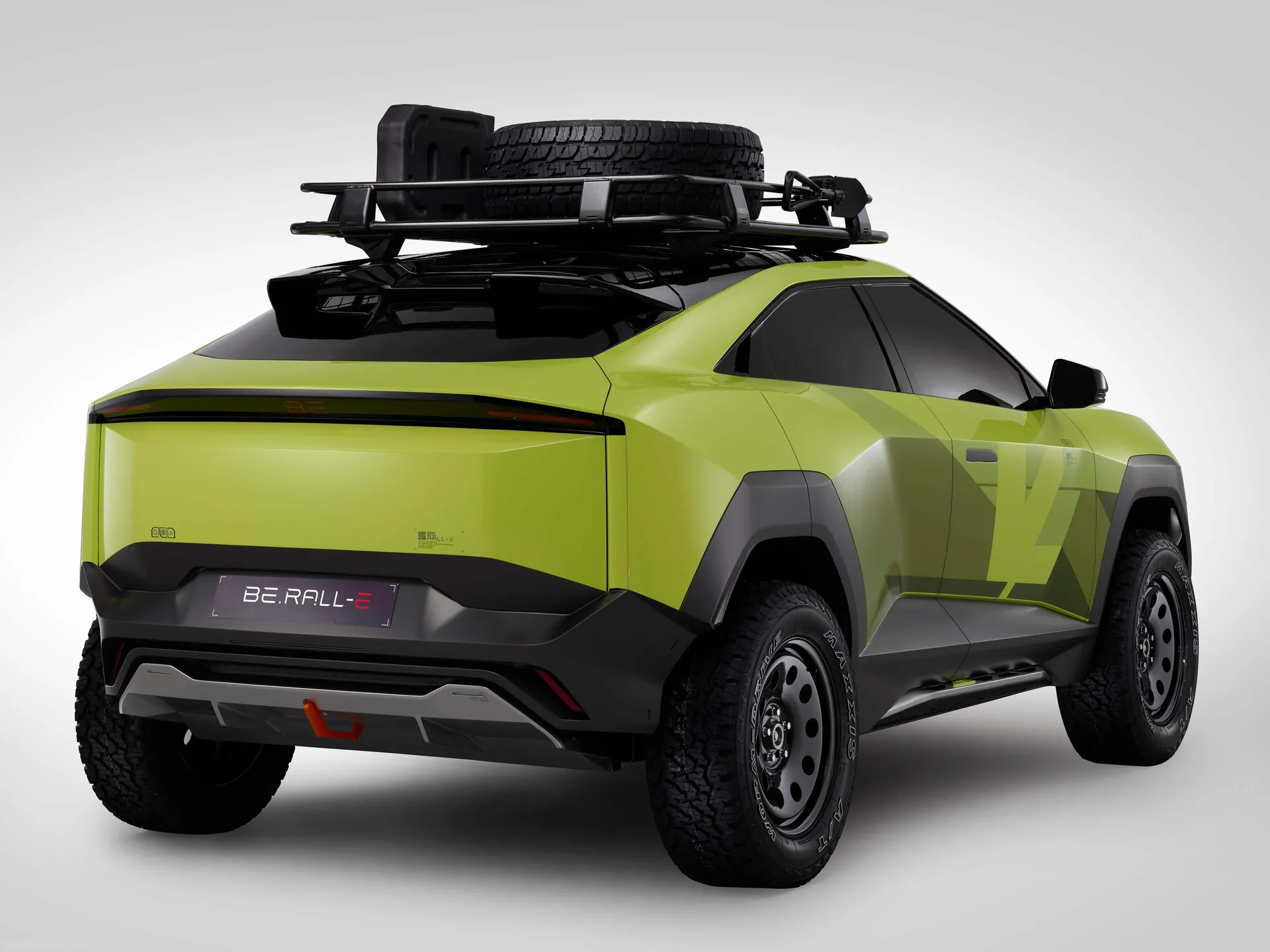 Mahindra BE Rall-e Concept (2023) – zadní tříčtvrteční pohled