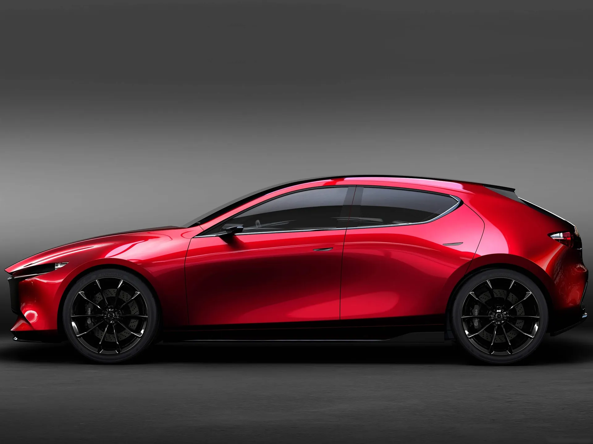 Mazda Kai Concept (2017) – boční profil
