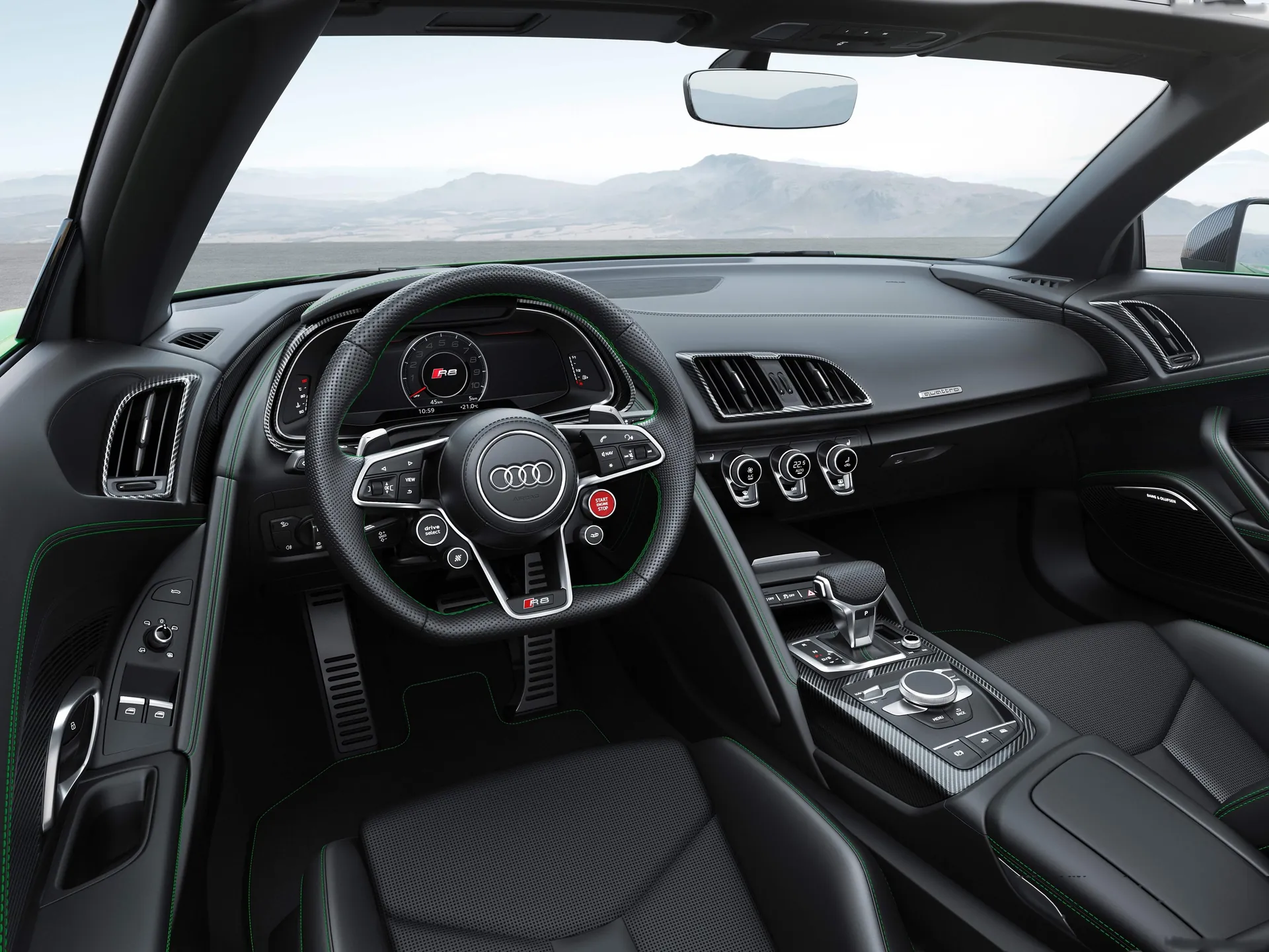 Audi R8 Spyder V10 plus (2018) – interiér
