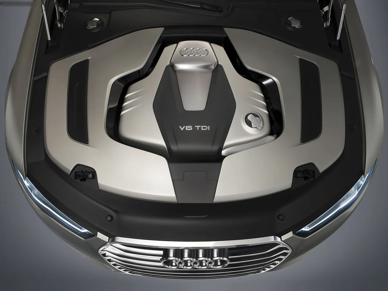 Audi Sportback Concept (2009) – motorový prostor