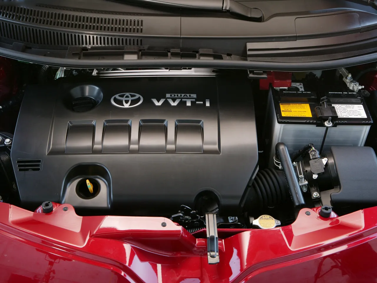 Scion xD (2008) – motorový prostor