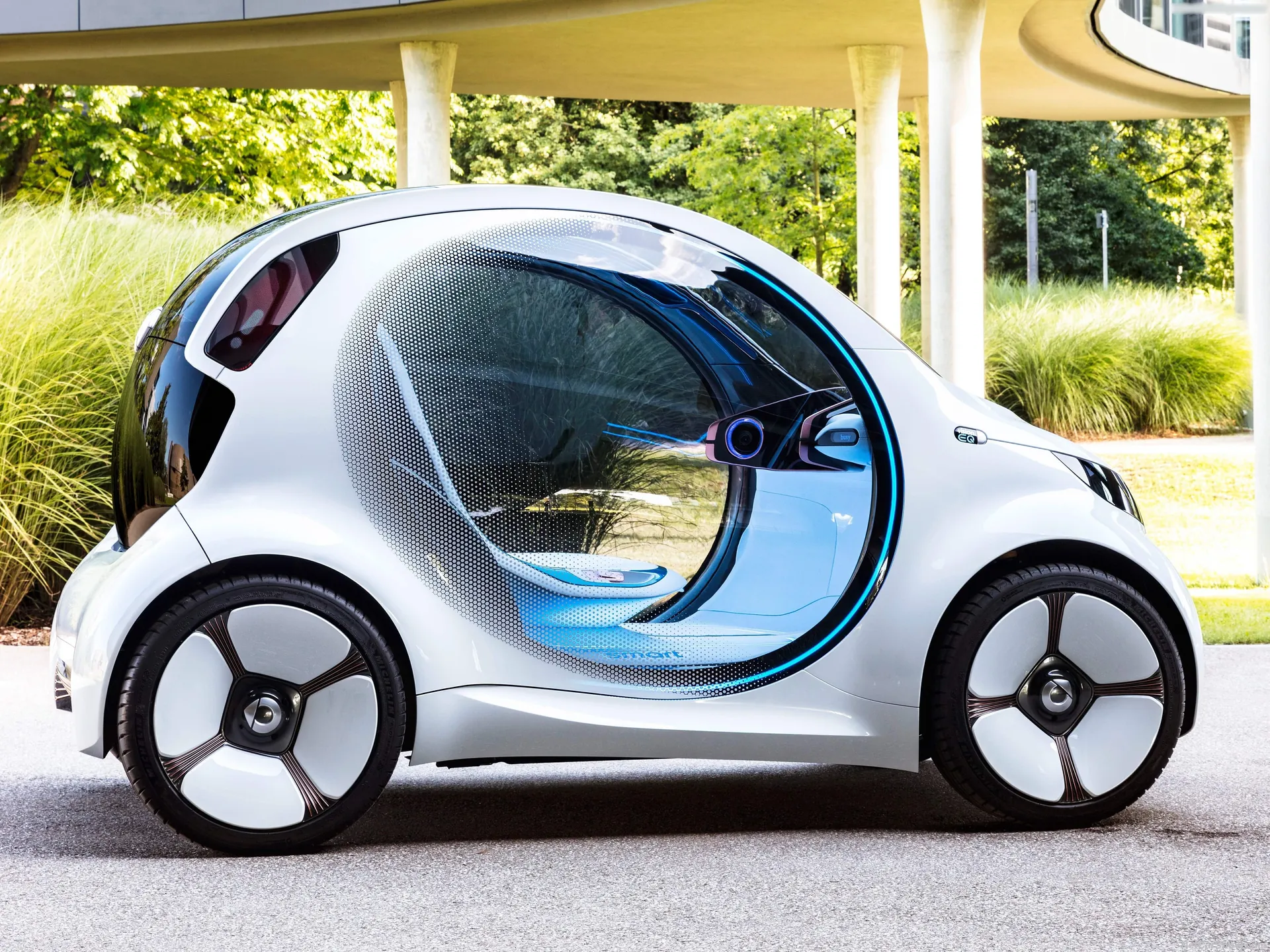 Smart Vision EQ ForTwo Concept (2017) – boční profil
