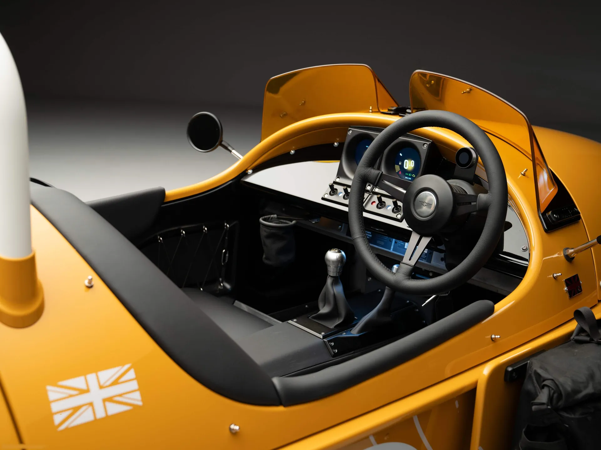 Morgan Super 3 Malle Rally Special (2023) – interiér