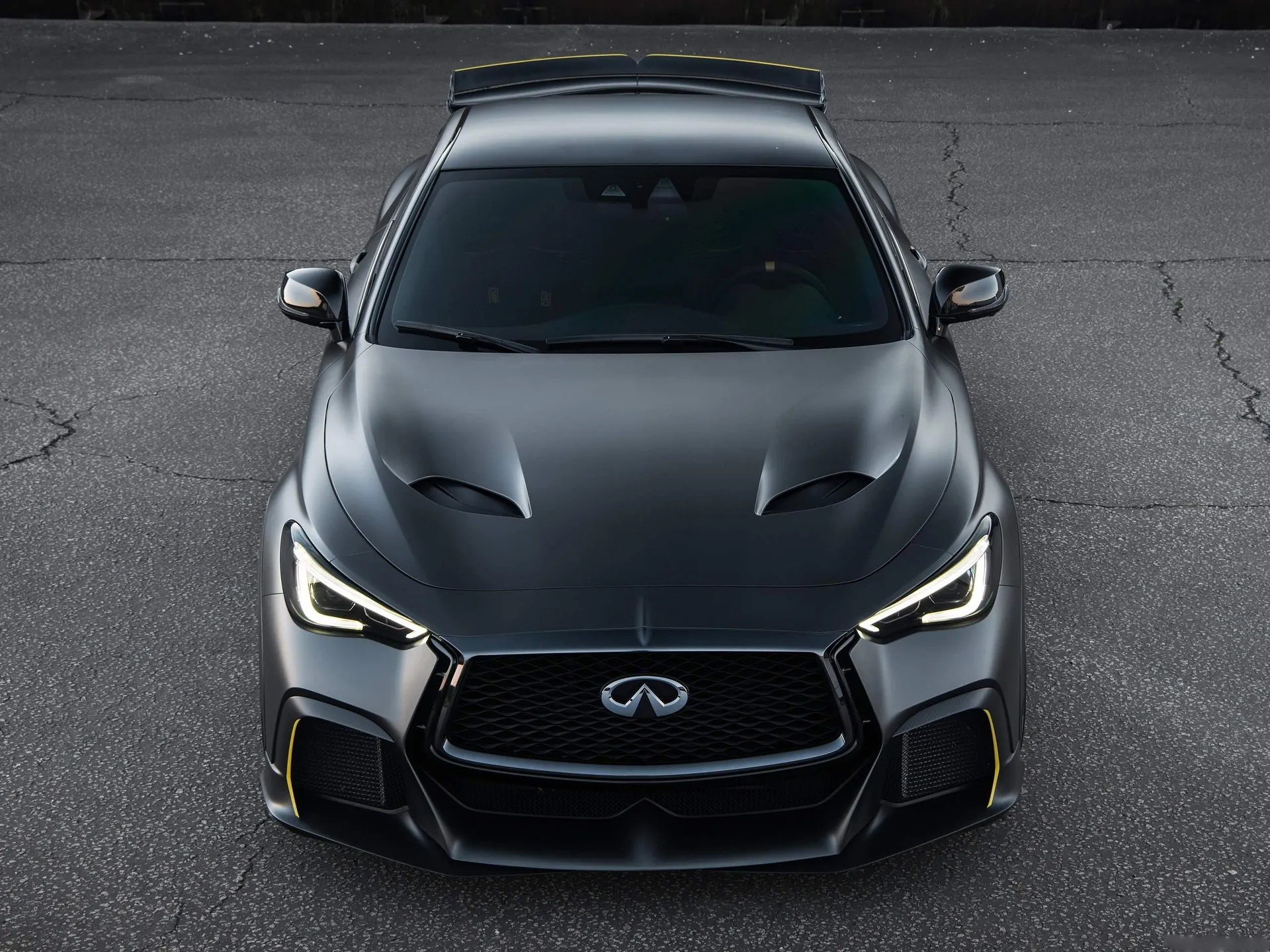 Infiniti Q60 Project Black S Concept (2018) – zepředu