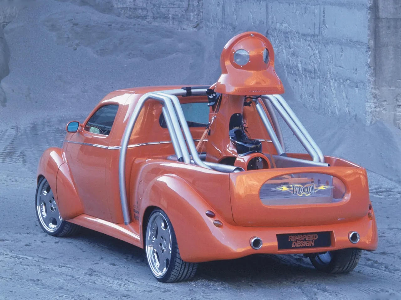Rinspeed Tatooo.com Concept (2000) – zadní tříčtvrteční pohled