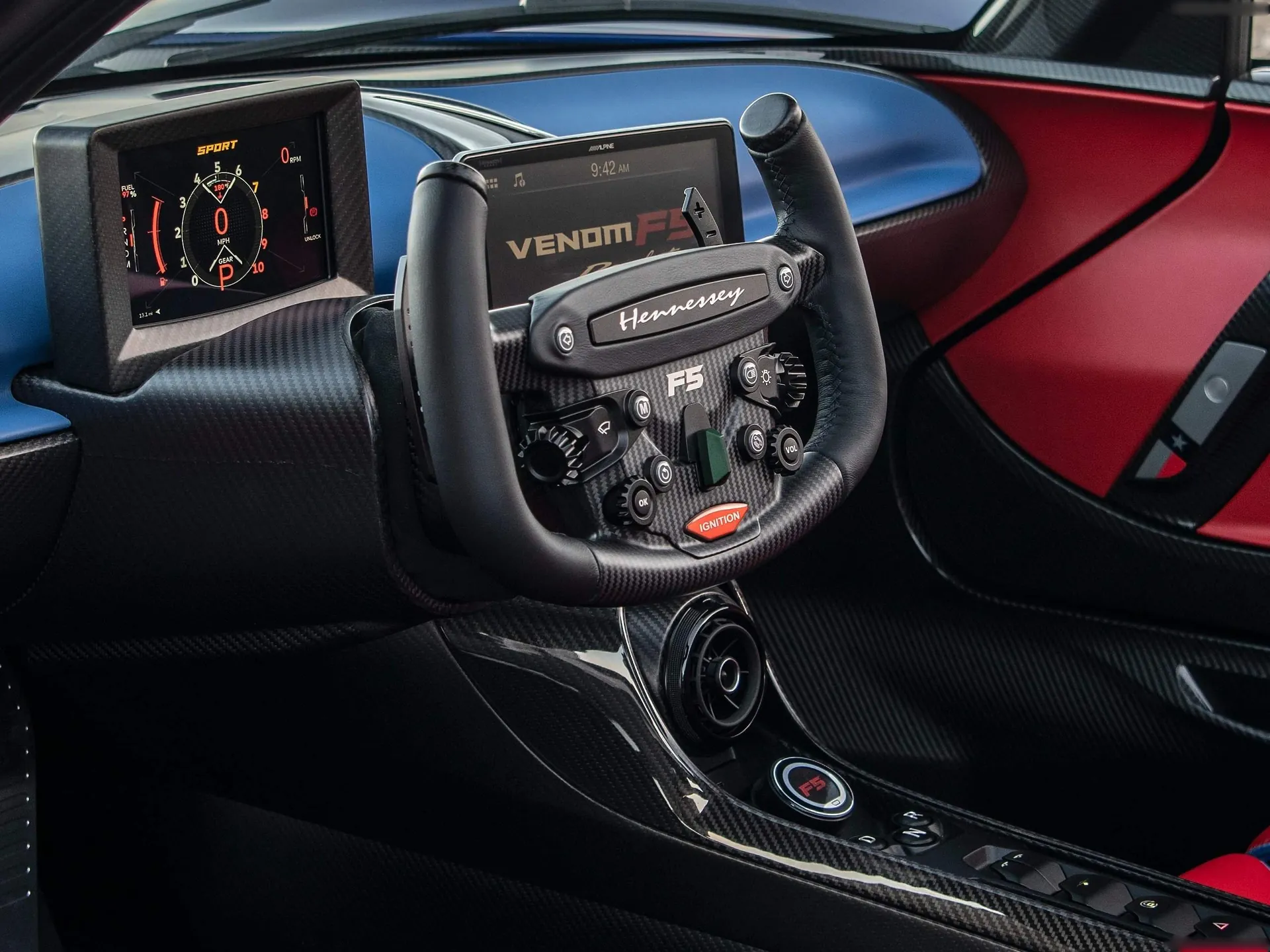 Hennessey Venom F5 Roadster (2023) – interiér