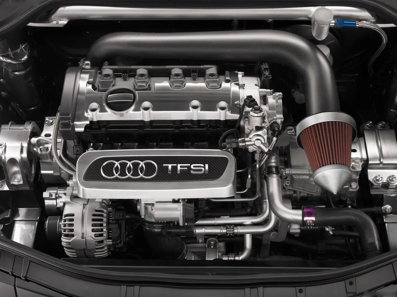 Audi TT clubsport quattro Concept (2007) – motorový prostor