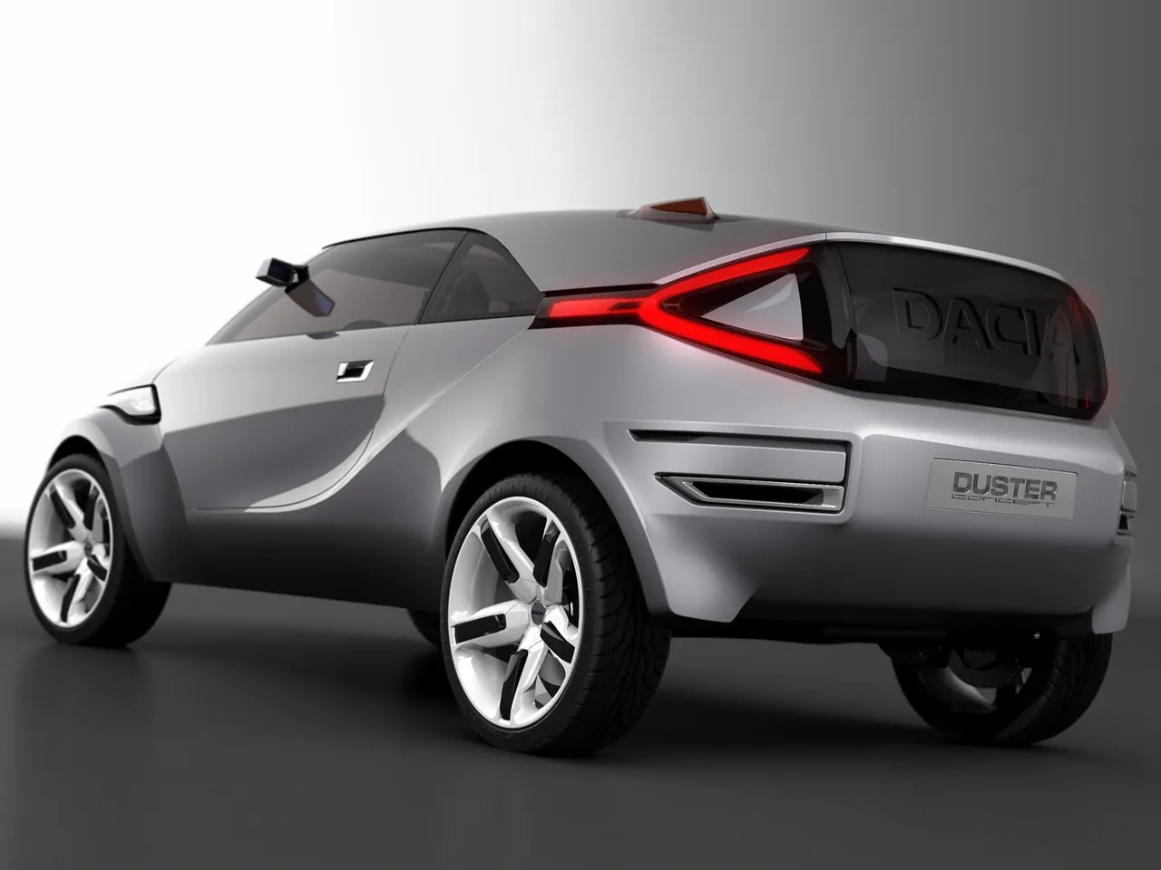 Dacia Duster Concept (2009) – zadní tříčtvrteční pohled