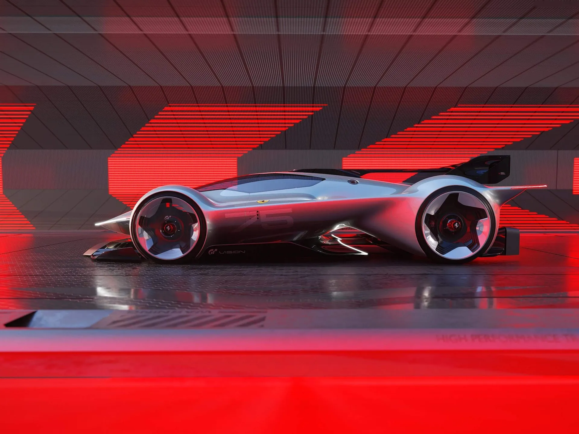 Ferrari Vision Gran Turismo Concept (2022) – boční profil