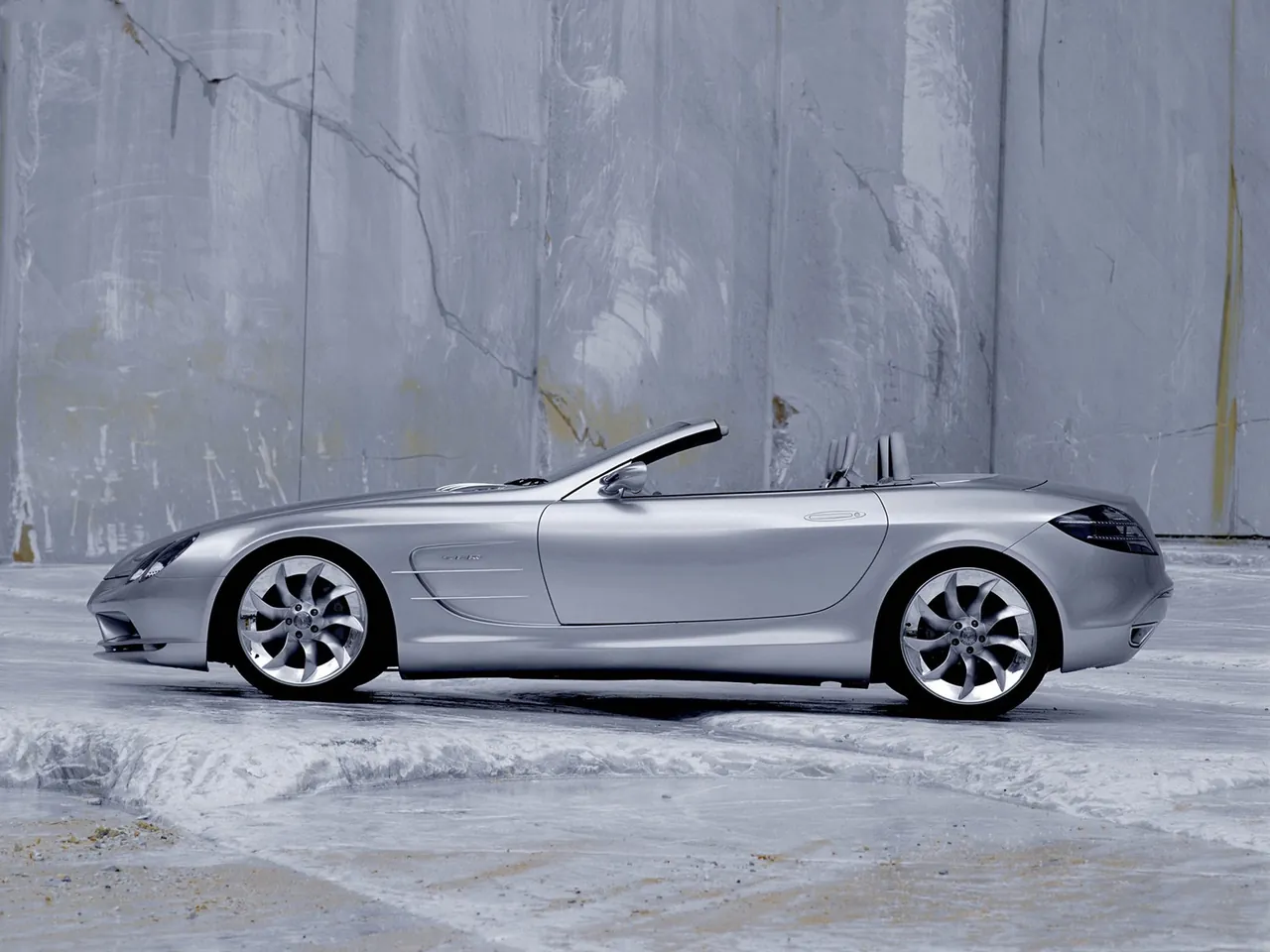 Mercedes-Benz Vision SLR Roadster Concept (1999) - Side Profile