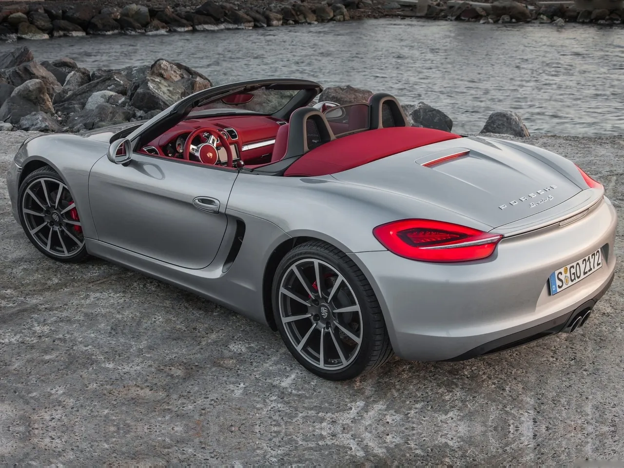 Porsche Boxster S (2013) - Rear Three-Quarter