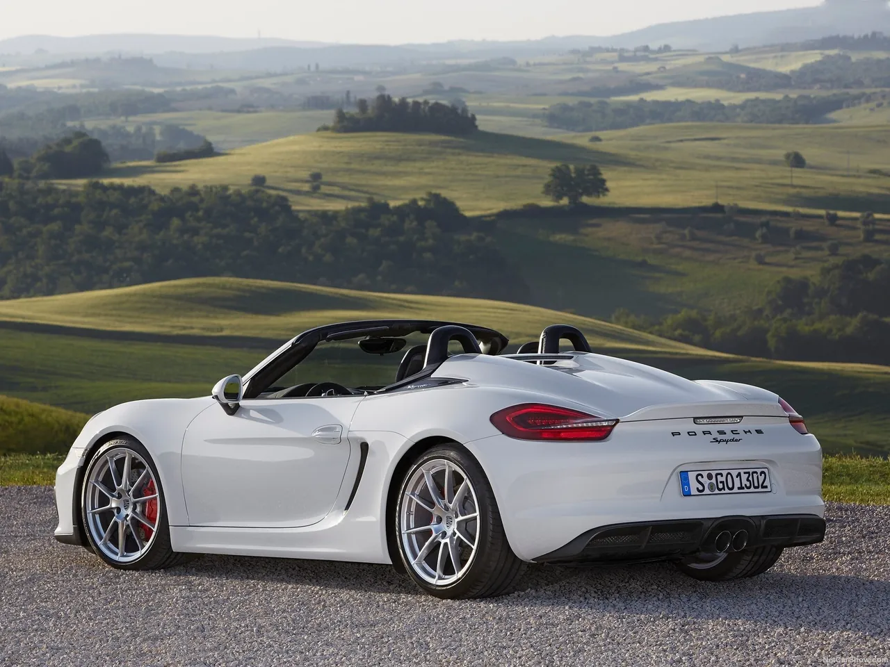 Porsche Boxster Spyder (2016) - Rear Three-Quarter
