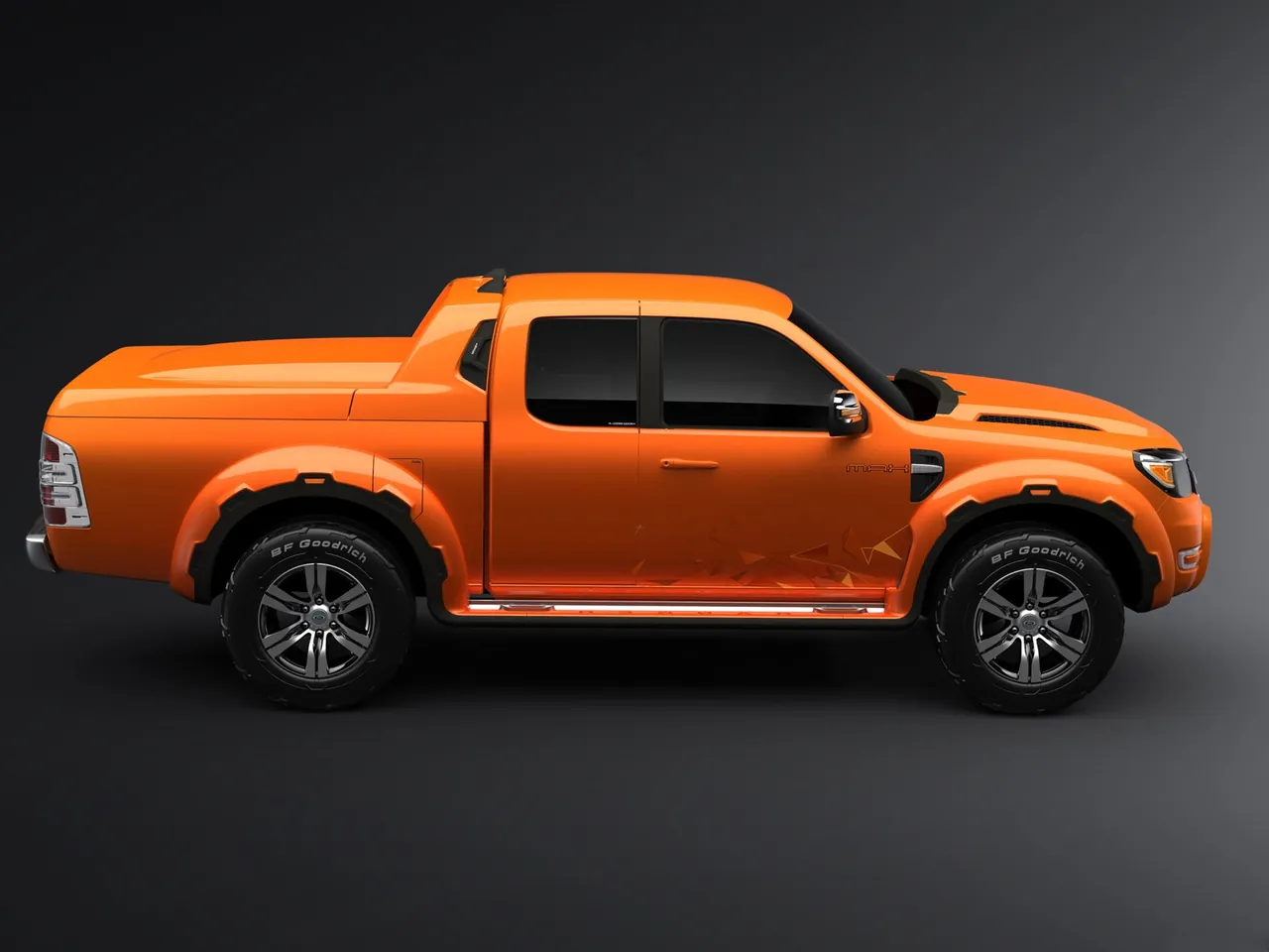 Ford Ranger Max Concept (2008) – boční profil