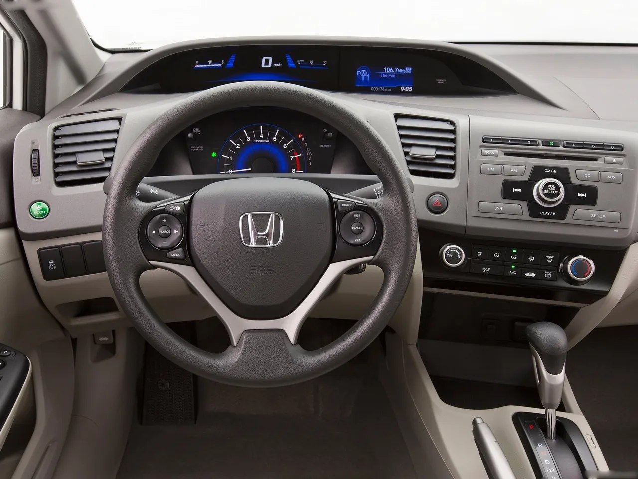Honda Civic HF (2012) – interiér