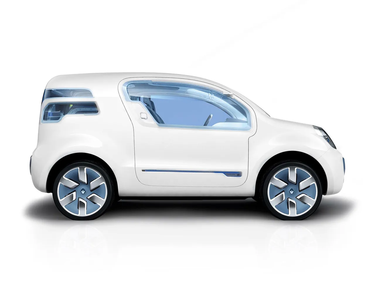 Renault Kangoo ZE Concept (2009) – boční profil