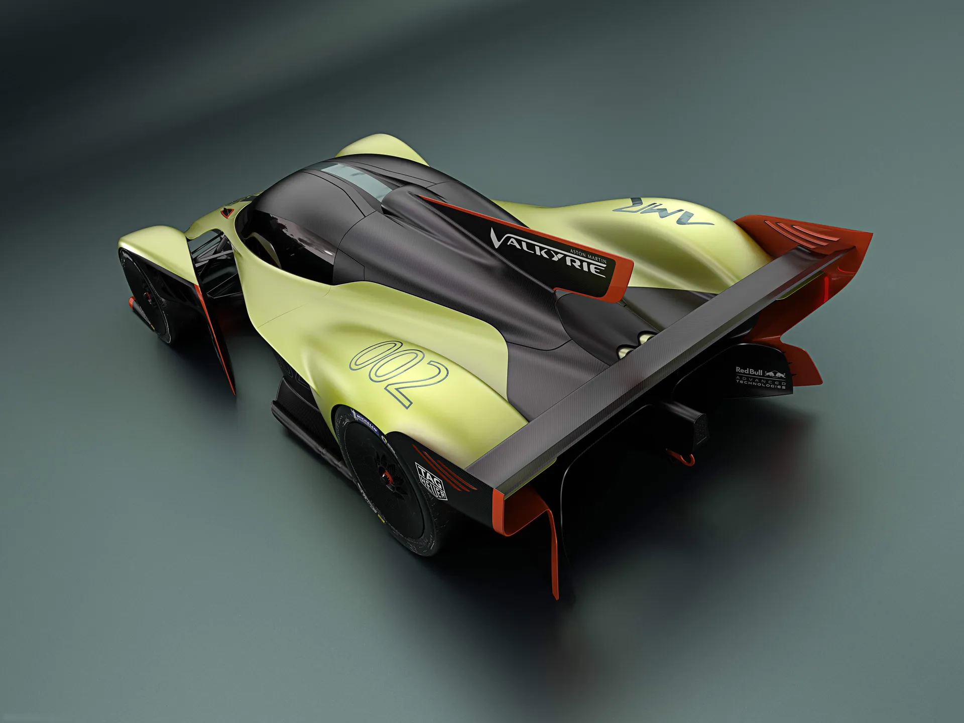Aston Martin Valkyrie AMR Pro Concept (2018) – zadní tříčtvrteční pohled