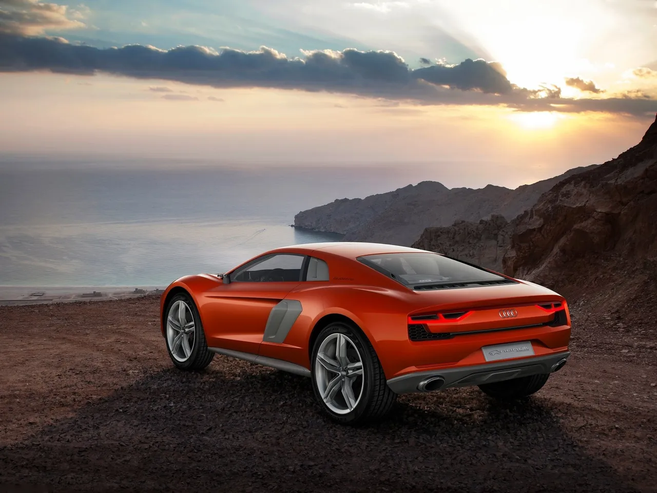 Audi Nanuk quattro Concept (2013) – zadní tříčtvrteční pohled