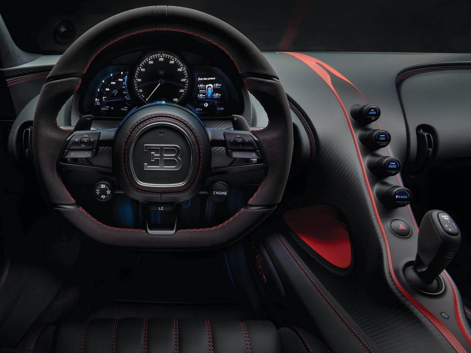 Bugatti Chiron Sport (2019) – interiér
