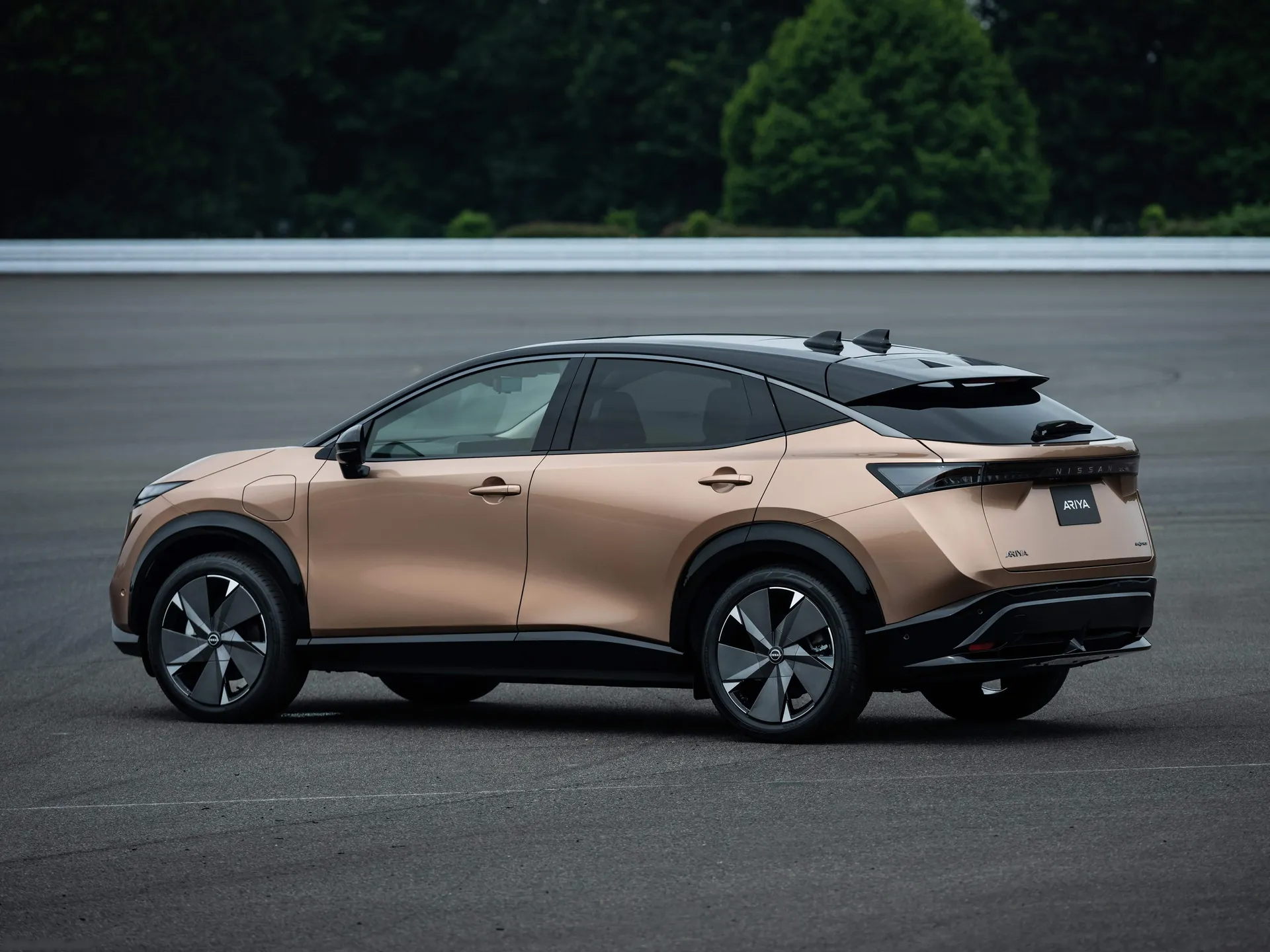 Nissan Ariya (2021) – zadní tříčtvrteční pohled