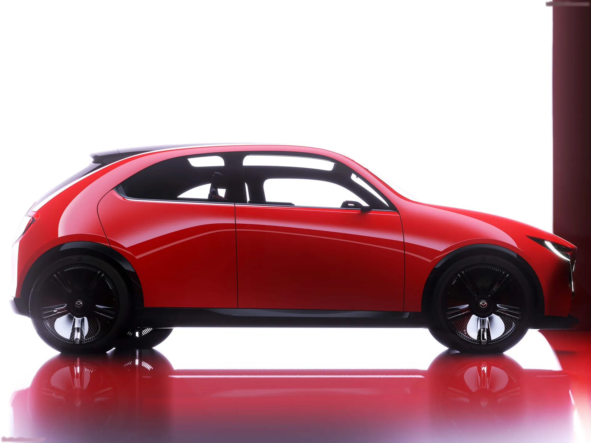 Mazda Vision X-Compact Concept (2025) – boční profil