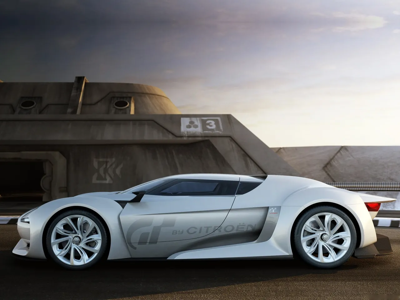 Citroen GT Concept (2008) – boční profil